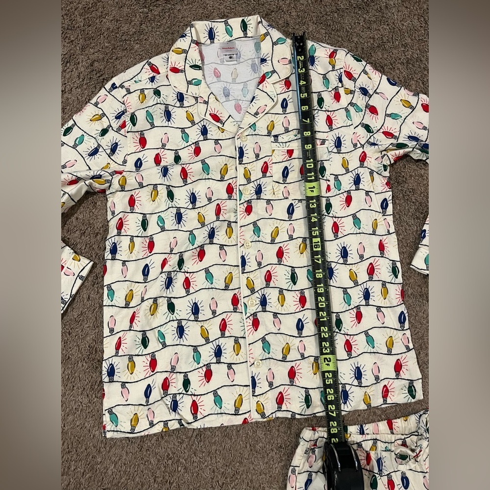NWOT Hanna Andersson Unisex Bright Bulbs Pajama Set Size Small - Picture 7 of 11